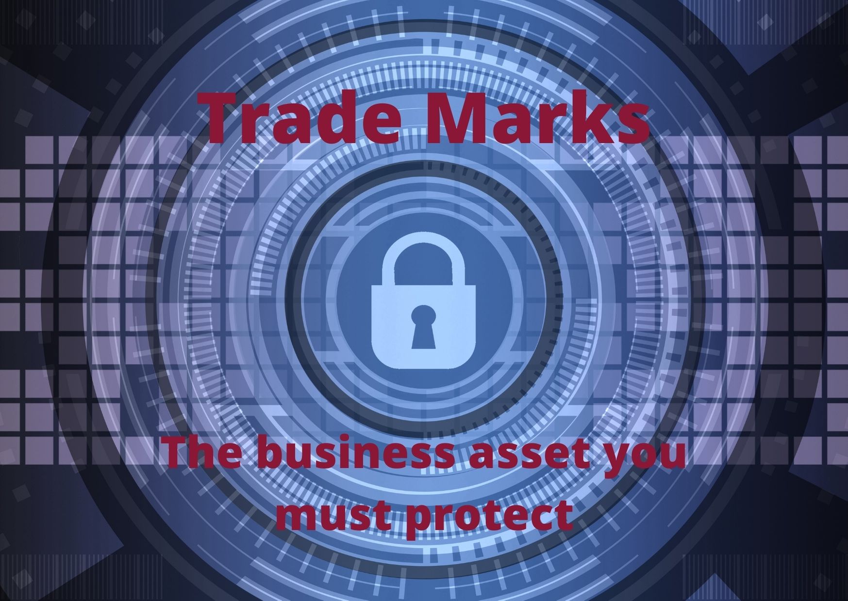 Lock and protection image for Trade Marks